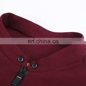 Mens Fashion Style Cotton City t Shirts With Zipper thumbnail-4