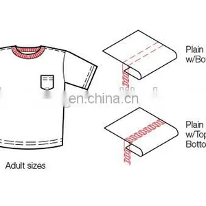 T-shirt Shirts Bottom Hemming Industrial Sewing Machine for Polo thumbnail-5