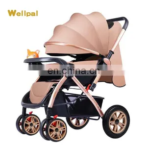 Aluminum Frame Luxury Prams 3 in 1 Baby Strollers Wholesale thumbnail-2