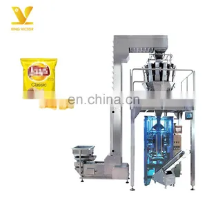 Automatic Animal Cookies Nitrogen Filled Potato Chips Plantain Packing Machine thumbnail-1