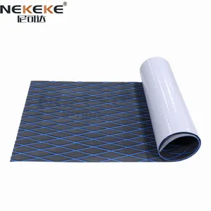 NEKEKE 70*190*0.6 cm Black + Blue + Diamond on Surface Boat Yacht Marine EVA Deck Foam Sheet Composite Outdoor Decking thumbnail-3