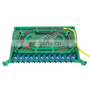 12 24 48 72 96 Cores 19 Inch 1U 2U 3U 4U 6U Metal Indoor Outdoor FTTH Systems Fiber Optical Distribution Frame ODF Unit Box thumbnail-3