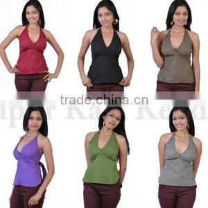 Cotton Tops Summer Top Cotton Tops Coton Blusa Tank Top Beachwear thumbnail-1