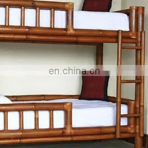 Double Modern Real Bamboo Bed Handmade From Viet Nam Manufacturer Good Price and Premium Quality for Bedroom thumbnail-1