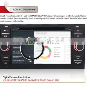 7" FORD Focus Car GPS Android 4.4.4 Car GPS DVD Player for FORD FOCUS C-MAX FIESTA FUSION GALAXY KUGA WIFI, 3G,Bluetooth,SWC thumbnail-1