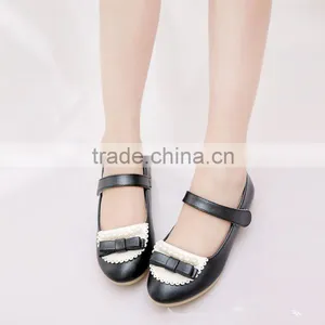C71512A Bowket Leather Flat Dress Children Shoes Girl Baby Girl Shoes Girl Shoes thumbnail-1