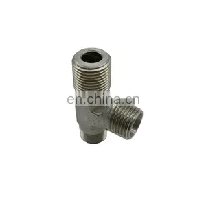 Hydraulic Tee Fittings Metal Connector Hydraulic Connector Carbon Steel Pipe Tee thumbnail-1