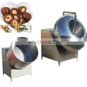Nuts Chocolate Almond Peanut Candy Coating Pan Machine Nuts Sugar Coating Machine Almond Cracking Machines thumbnail-3