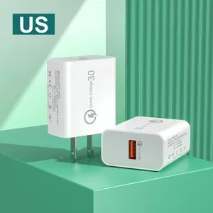 Factory Price USB Wall Charger Battery Charger Mobile Phone Battery Quick Charger Wall Adapter EU / US Plug thumbnail-4