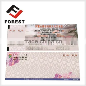 Customized Concert Tickets,scenic Spot Ticket, Theater Tickets, Tickets Printing thumbnail-1