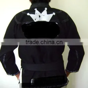 Customized BJJ Gis With Contrast Stitching, Drawstring, Loops, Side Vents (Red, White, Blue, Black, Navy Blue,Pink) thumbnail-3