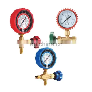 Kälte- und Klimatechnik Einzelner digitaler Manometer mit Sichtglas thumbnail-1