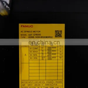 Good Quality Fanuc New Original ac Spindle Motor A06B-1408-B500#0R02 thumbnail-4