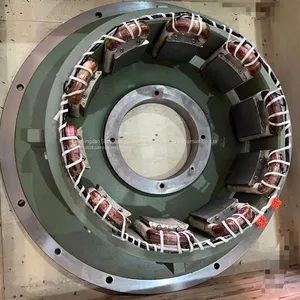 GMS-4 TM16551 MAKER WUXI FENXI ELECTRICAL MACHINE CO. LTD RATING 450 VOLT 625 KVA 802Amp, 0.8 COS Ǿ 720 RPM BRUSHLESS SYNCHRONOUS GENERATOR 1FC5 504-3TA82-Z IMB20 IP23 thumbnail-2