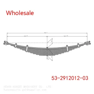GAZ Rear Leaf Springs 53-2912012-03 Wholesale thumbnail-2