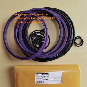 Soosan Hydraulic Breaker Parts SB70 Rock Hammer Chisel Seal Kits Cup Diaphragm Membrane SB43, SB43B,SB45, SB50, SB60,SB70,SB81,SB81A,SB81N,SB100 thumbnail-1
