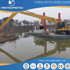 Advanced Excavator Modular Floating Platform Barge for Marine Transport thumbnail-2