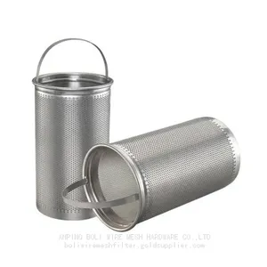 Quality Stainless Perforated Metal Filter,quality Stainless Steel Strainer Tube Filter .Stainless Steel Tube Filter Oil Mesh Filter Air Filter Mesh thumbnail-2