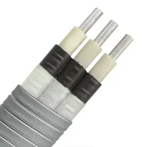 Oil Submersible Pump Power Cable, EPDM Insulation With Lead Alloy Armor for Downhole Applications thumbnail-2