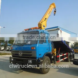 2015 Dongfeng Wrecker Towing Truck With Crane, 4x2 Truck Mounted Crane thumbnail-5