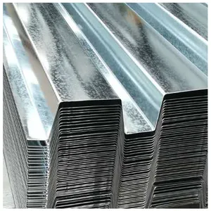 Custom Size Open Type Floor Decking Galvanized Metal YX51-342-1025 1mm 1.2mm Easy Installation Floor Steel Formwork Sheet Panels thumbnail-2