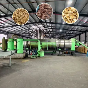 Rotating Walnut Shell Hazelnut Shell Sawdust Continuous Carbonization Furnace Biomass Pyrolysis Furnace thumbnail-1