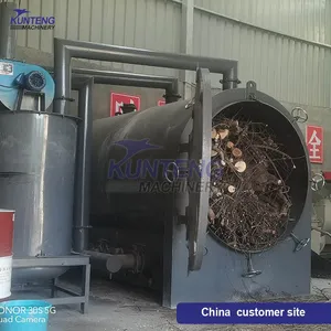 BBQ Barbecue Charcoal Hookah Shisha Charcoal Carbonization Briquetting Making Machine Line EPC thumbnail-2