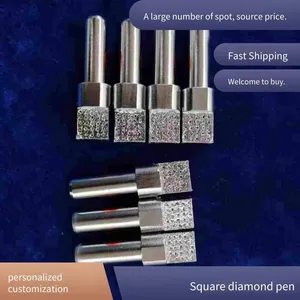 Kemei Abrasives and Tools Diamond Dressing Pen, Square Dressing Tool, Grinding Wheel Cutter for External and Surface Grinding Machines, Metal Pen thumbnail-2