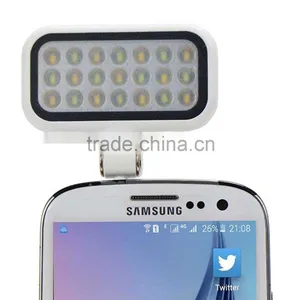 Portable Mini Adjustable LED Flash Light Built-in 21leds Floodlight Led Selfie Flash Light 2016 New Arrival thumbnail-1