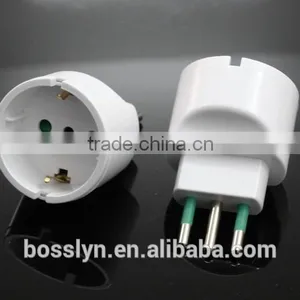 Germany European to Italy Chile Power Plug Adapter Travel Converter Vacation thumbnail-2