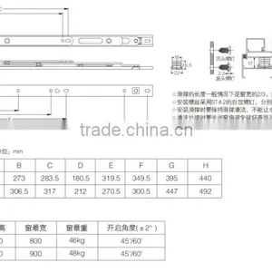 Window Hinge JW-8002L thumbnail-2