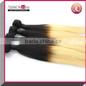 100 Percent Indian Remy Human Hair Ombre Bundles Hair Weaves thumbnail-1