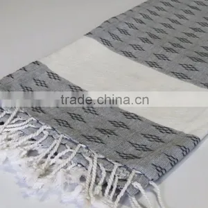 Organic Cotton Fouta Bath and Beach Towel Tunisian Sauna Towels Wholesale thumbnail-3