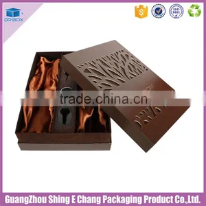Customized Wholesale Elegant Hand Made Unfinished Wooden Wine Box thumbnail-5