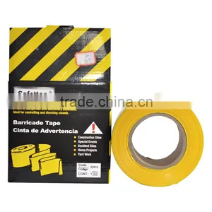 Yellow and Black Single Side Printing Warning Tape NLYW3-70-200 thumbnail-1