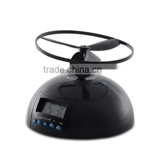 Flying Alarm Clock UFO Propeller Helicopter Backlight Digital Alarm Clock thumbnail-3
