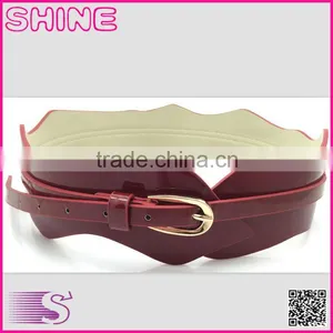Europe Fashion Casual Lady's Decoration Belt Wide Slim Leather Belt thumbnail-1