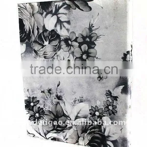 Flower Printed Cloth Wrapping Ring Binder Desktop File Folder for Office Stationery Cardboard thumbnail-1