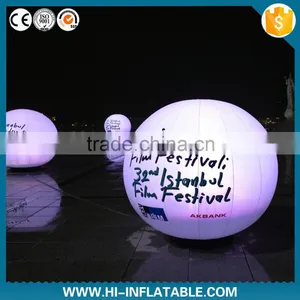 Colorful Customized Fantastic Hanging Decorative Inflatable Hanging Ball With LED Lights thumbnail-4
