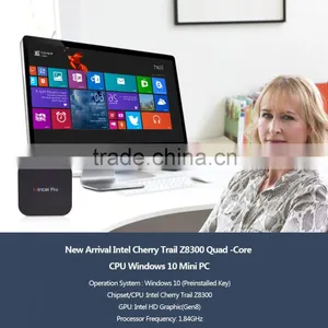 Vensmile W8 PRO Mini pc tv Box Win 10 OS Cherry Trail Z8300 Cpu 2G/32G 1.84GHz Mini pc tv Box thumbnail-2