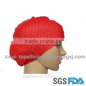 Hot Sale Waterproof and Breathe Freely Customize Logo Silicone Swimming Cap for Long Hair Quality Choice Most Popular thumbnail-2