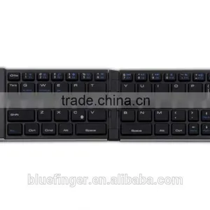 Aluminum Alloy Folding Bluetooth Keyboard for All Kinds of Tablets and Smart Phones thumbnail-6