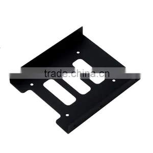 2.5" to 3.5" SSD HDD Metal Adapter Mounting Bracket Hard Drive Holder for PC thumbnail-5