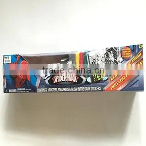 SPIDER-MAN Poster With Markers and Glow in the Dark Stickers thumbnail-1