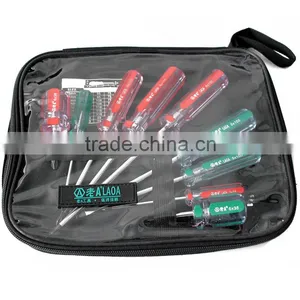 9pcs Colorful Transparent Handle Screwdriver Set Crossed and Slotted Screwdriver thumbnail-3