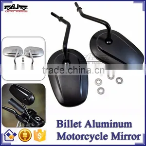 BJ-RM-062 New Style Universal CNC Billet Aluminum Black Motorcycle Mirror for Harley Sportster 883 thumbnail-1