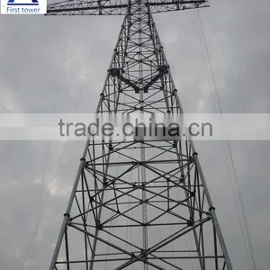 Galvanized 132kv Steel Power Transmission Line Tower thumbnail-3