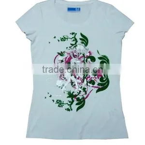 High Quality Cotton Plain T-shirts , Wholesale T-shirts Women thumbnail-2