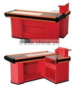 Supermarket Store Cashier Cash Counter for Shop Designs thumbnail-1