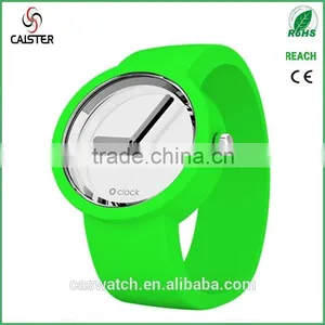 New Fashion Mirror Face O'Clock Watch, Candy Color Round Silicone Watch on , Delicate Fancy Mirror O'clcok Watch thumbnail-1